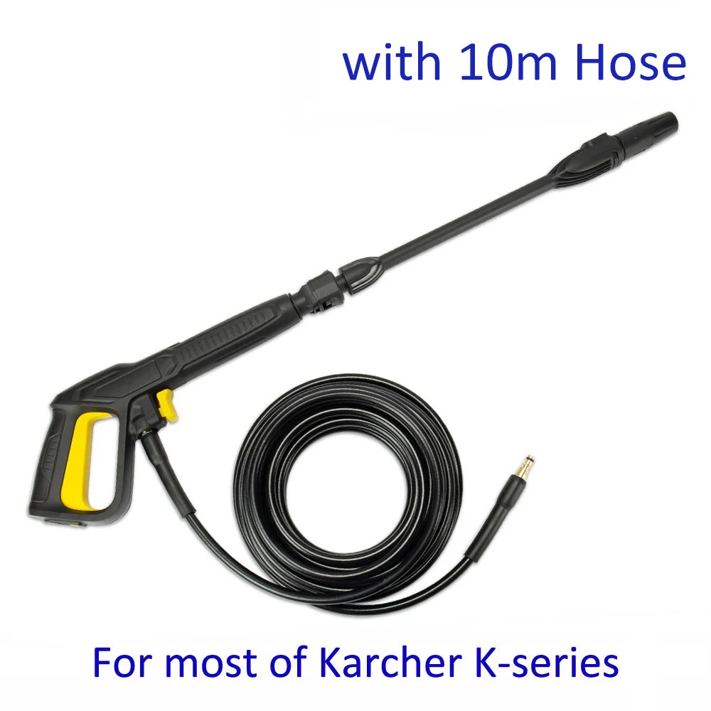 Pressure Washer Gun Hose Kit High Pressure Washer Jet Lance Water Spray Gun Hose 10m for Karcher K2K3K4 K5 K6 K7 Pressure Washer