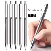Bolígrafo de gel push-up totalmente metálico M&G, papelería para estudiantes y suministros de oficina de 0,5 mm, bolígrafo premium
