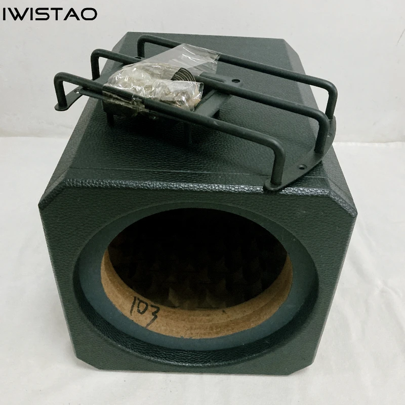 

IWISTAO HIFI 10 Inch Passive Subwoofer Empty Cabinet Honeycomb HDF Board Enclosure Box Car Audio DIY