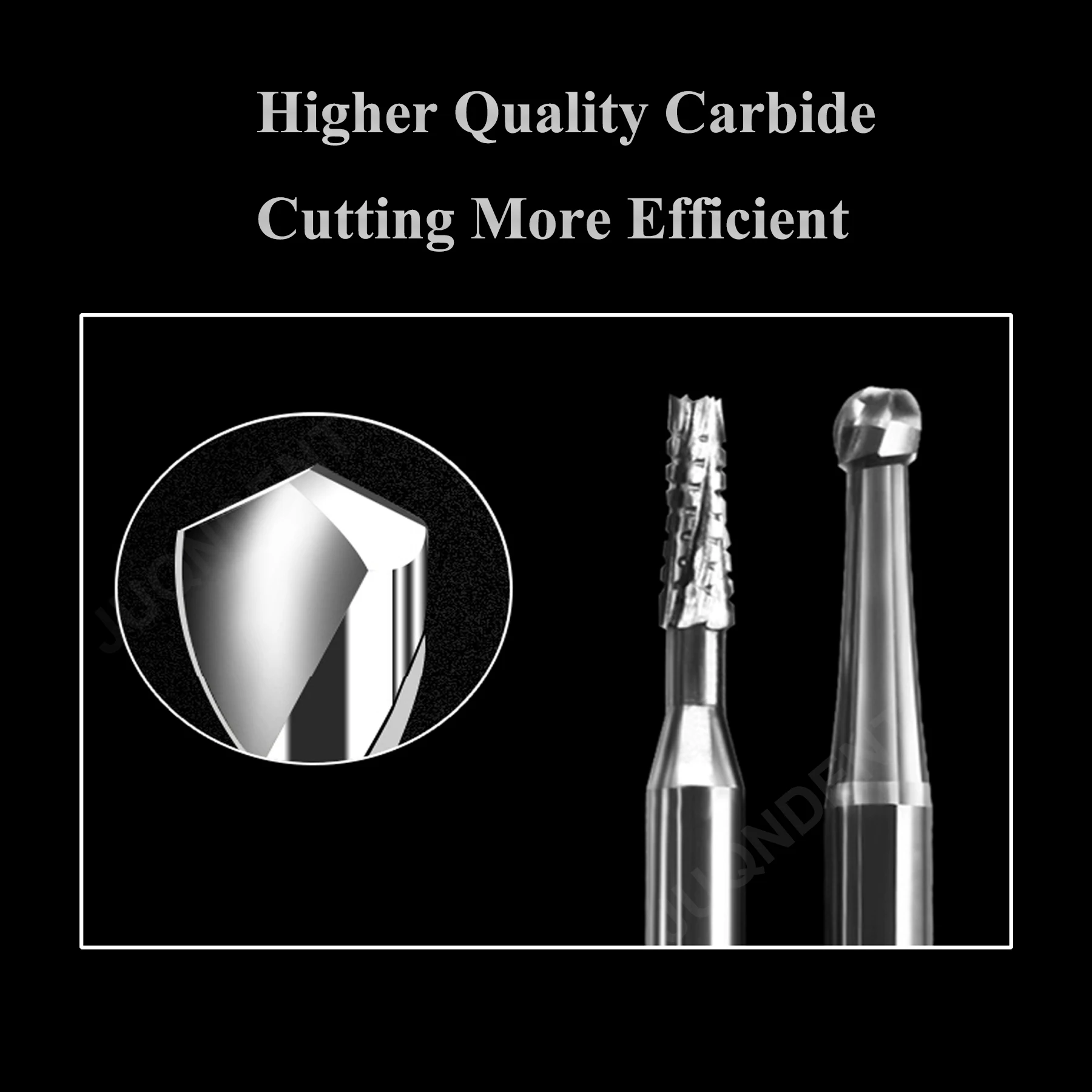 PRIMA WAVE Dental Burs Tungsten Carbide Burs Dentistry Drill Bits Round Head FG For High Speed Dental Bur Dia.1.6mm 5Pcs/Pack