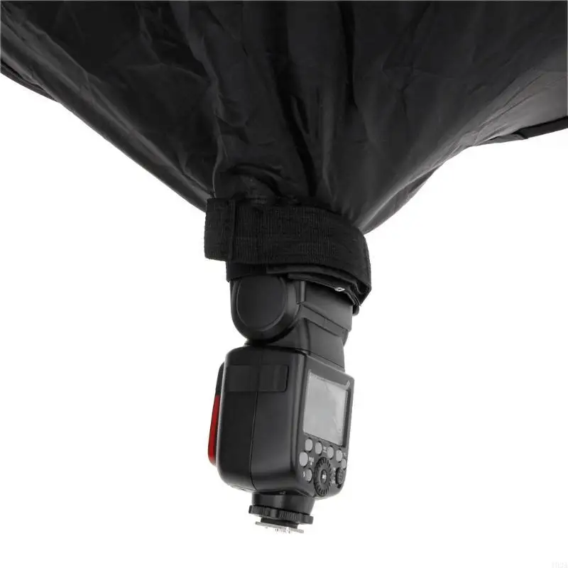 193A Universal 42cm Round Studio Flash Softbox Speedlite Diffuser Reflector Strap New