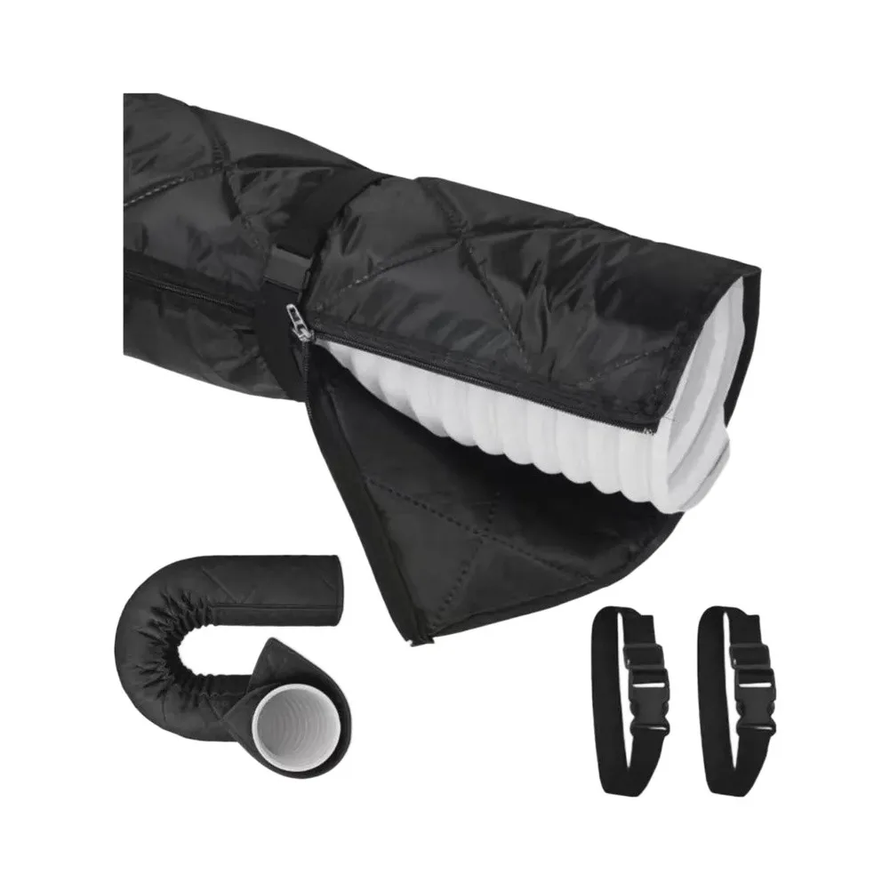 Oxford Cloth Air Conditioner Hose Insulation Cover with Full-Length Zipper Dust Shielding and Optimized Thermal Performance