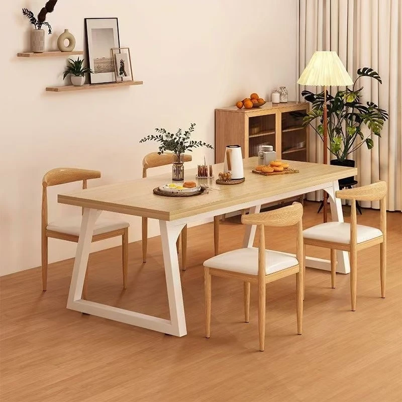 طاولة شاي صينية، طاولة شاي مكتبية بسيطة في غرفة المعيشة، مجموعة كاملة #3