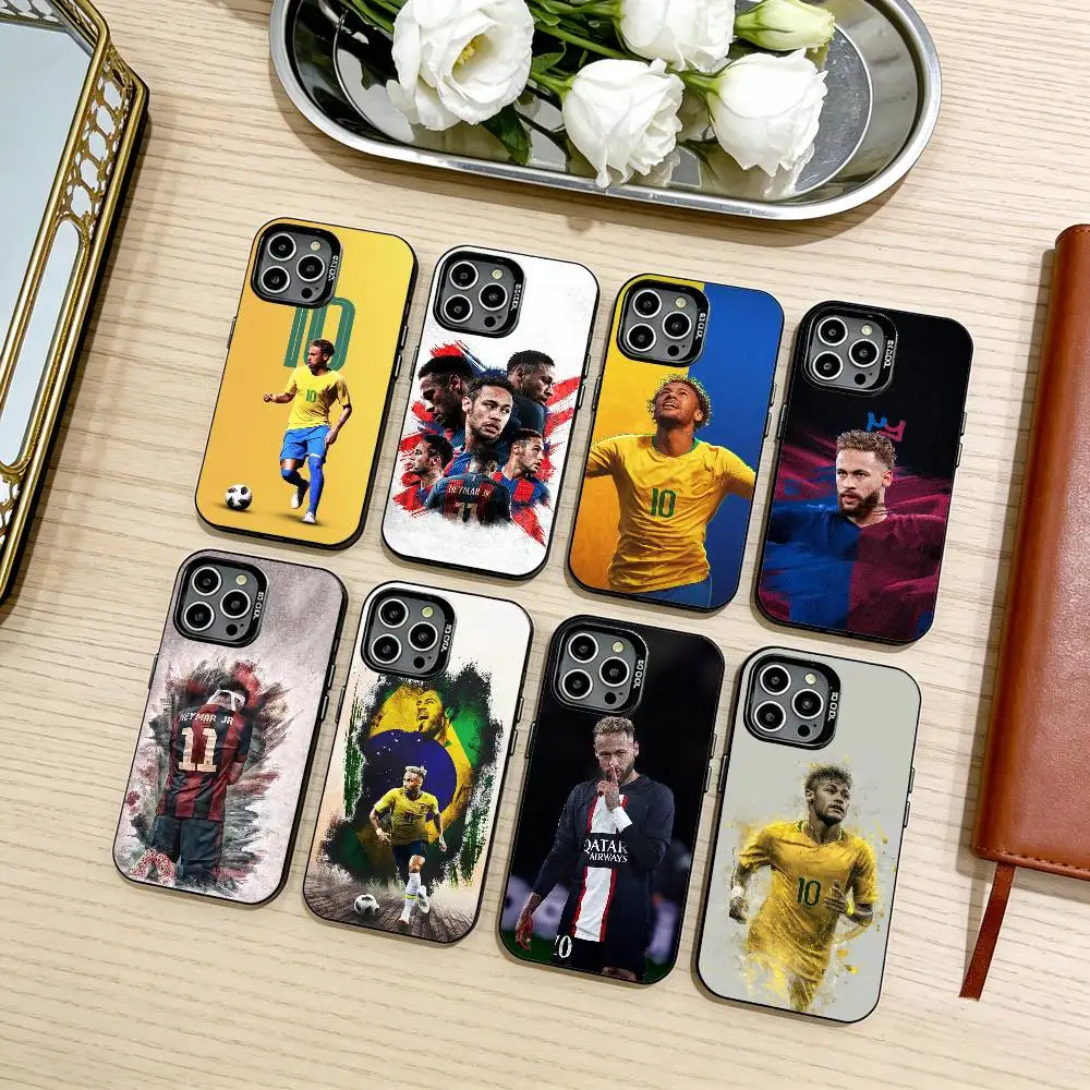 

N-NeYmAr-10 Phone Case For iPhone17,16,15,14,13,12,11 Plus,Pro Max Black Candy silver phone case