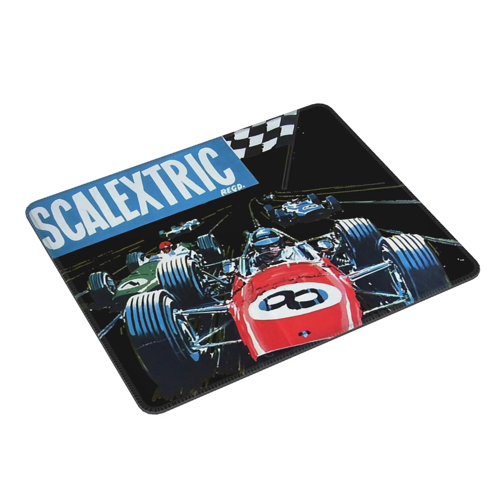 Alfombrilla de ratón clásica Scalextric, alfombrilla para teclado de ordenador, alfombrilla para ratón, Gaming, PC, portátil, escritorio, accesorios de oficina, alfombrillas para mesa