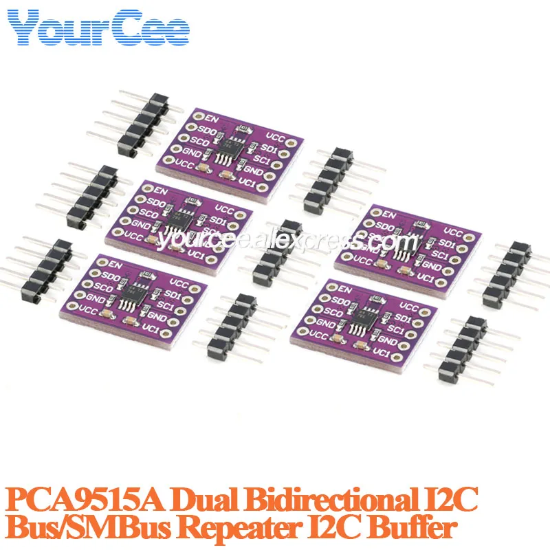 10pcs/1pc PCA9515A Dual Bidirectional I2C IIC Bus SMBus Repeater Board Module CJMCU-9515 I2C Buffer Max Frequency 400KHz