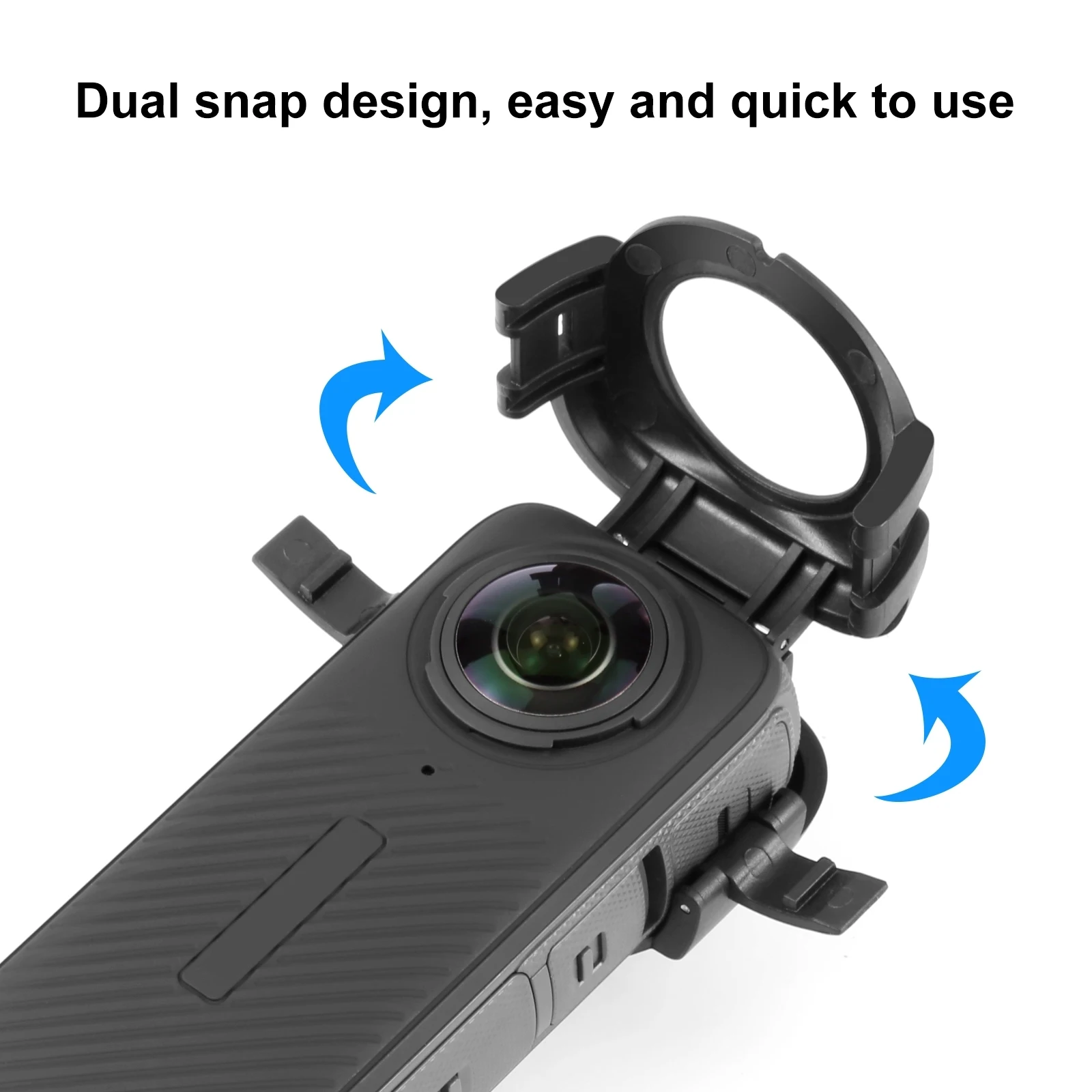 PULUZ for Insta360 X4 Optical Glass Lens Guard Protective Cover for Insta360 X3 Upgrade Optical Glass Lens Guard Accessories