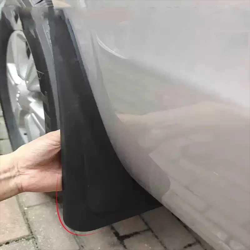 ABS 4PCS Car Fender Mud Flaps Protect Auto Splash Guard Anti-dirt Wear-resistant Body Accessory For BYD M6 eMAX 7 2025 2026 2027