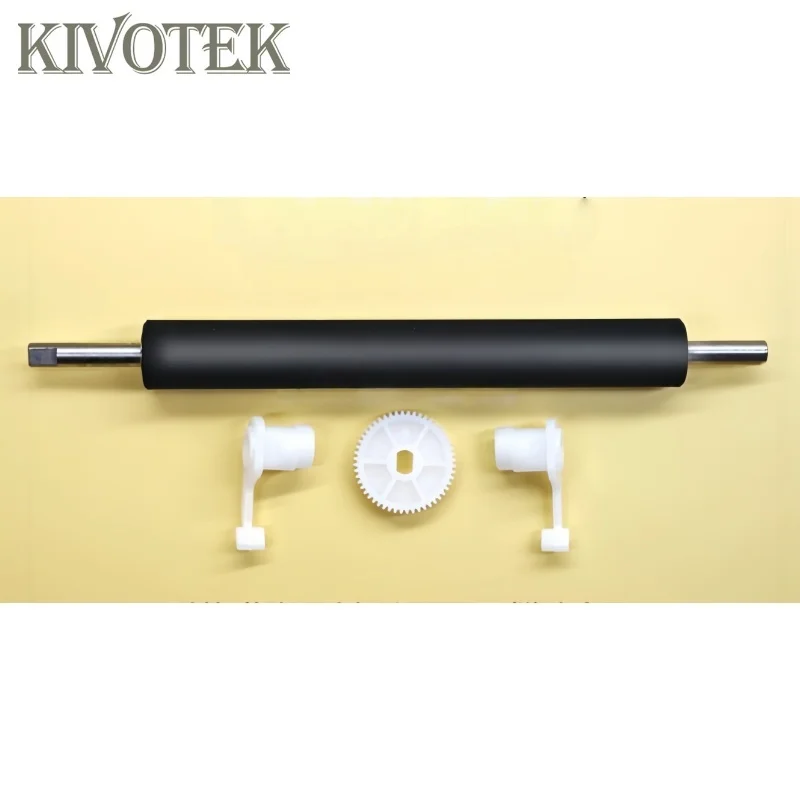 

1set Platen Rubber Roller Kit with Clip /Gear for Xprinter XP-TT425B TT426B H500B TT325B Thermal Label Printer