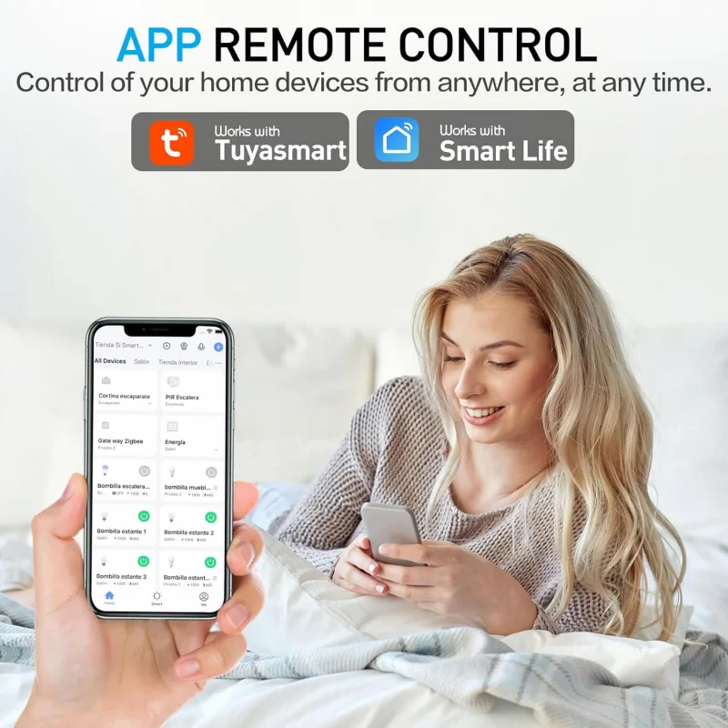 Spine WiFi, presa controllata da app compatibile con Alexa e Google Home, presa wireless con timer e programma, 2,4 GHz