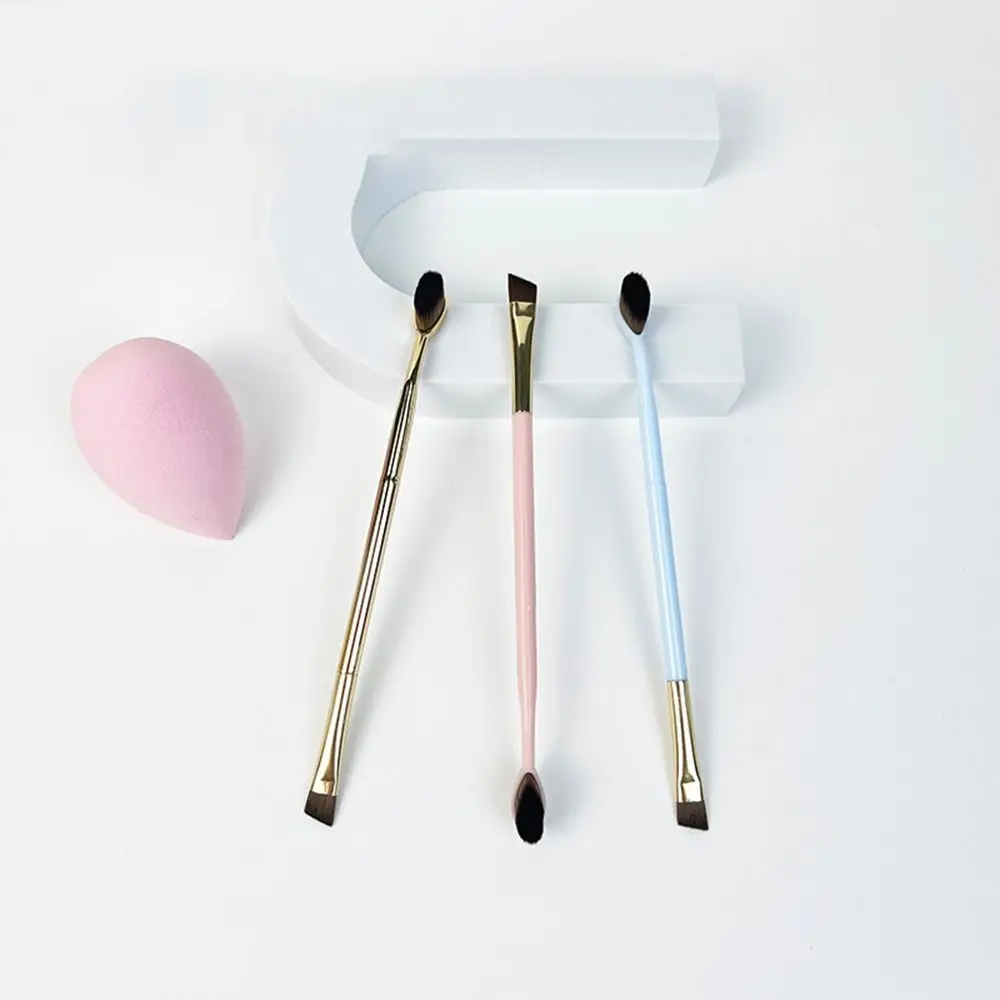 New Toothbrush Type Foundation Make-up Eyebrow Brush professional Multi-function Makeup Brush Portable Double Head Eyebrow Brush