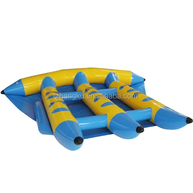 High quality 6 persons inflatable flying ship, inflatable flying boat, inflatable water game toy for sale