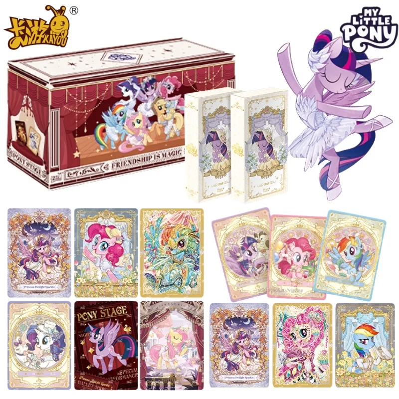 

KAYOU My Little Pony Card Star Bag Series Twilight Sparkle Подлинные аниме Периферийные коллекционные карты Детские праздничные подарки