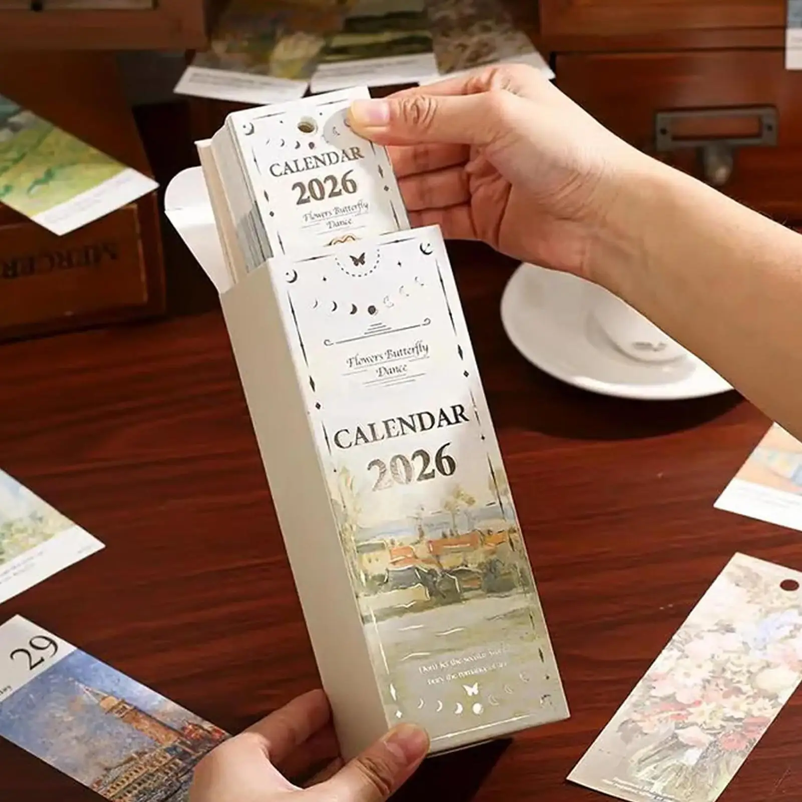 2026 أجندة مكتبية /رزنامة مكتبية يوميا المسيل للدموع على الصفحة مكتب منظم سطح المكتب منصات مخطط الجدول الزمني مذكرة المفكرة للوازم المكتبية المنزلية