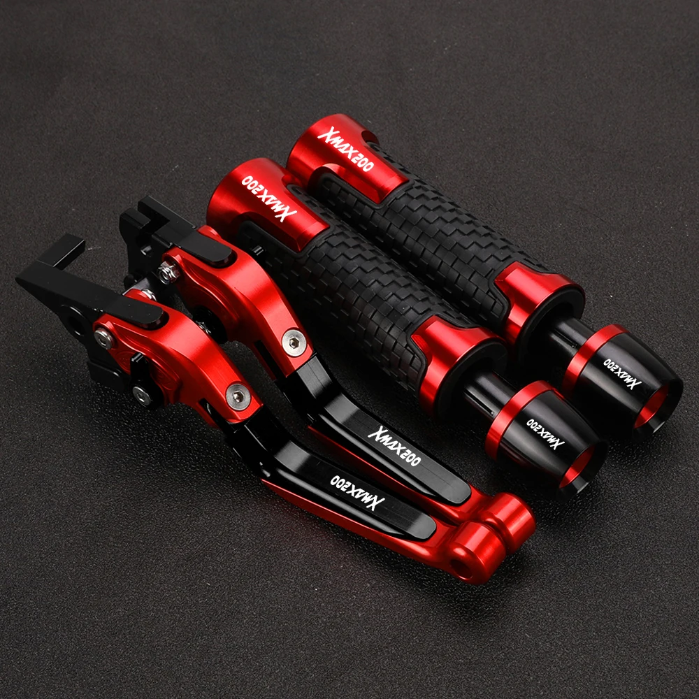 لياماها XMAX200 X MAX XMAX 200 X-MAX 2024 2023 2022 2021 2025 دراجة نارية دواسة فرامل العتلات اليد المقود القبضات مقبض ينتهي