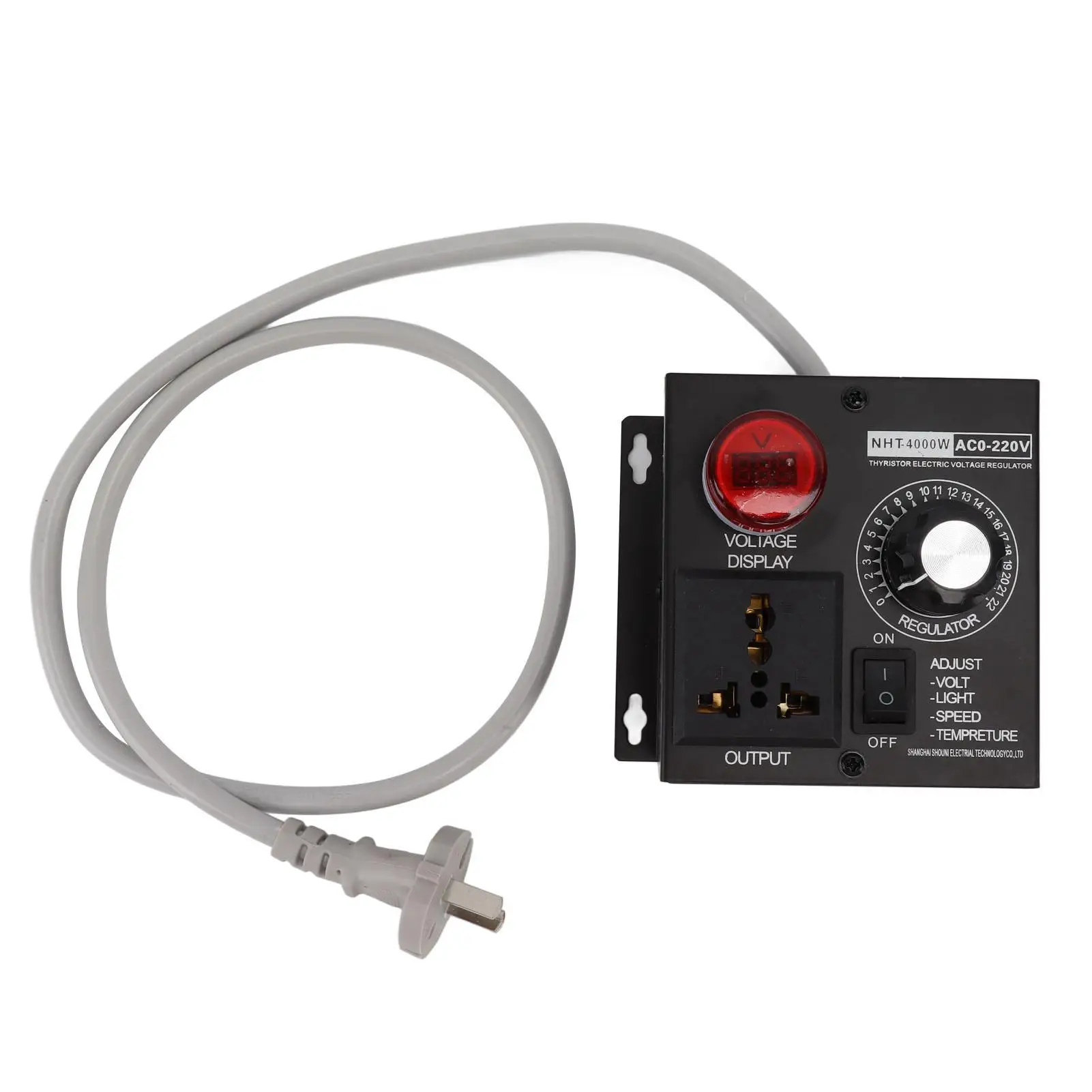 

4000W Electronic Voltage Regulator 100-220V Heavy Pressure Protection for industrial Equipment
