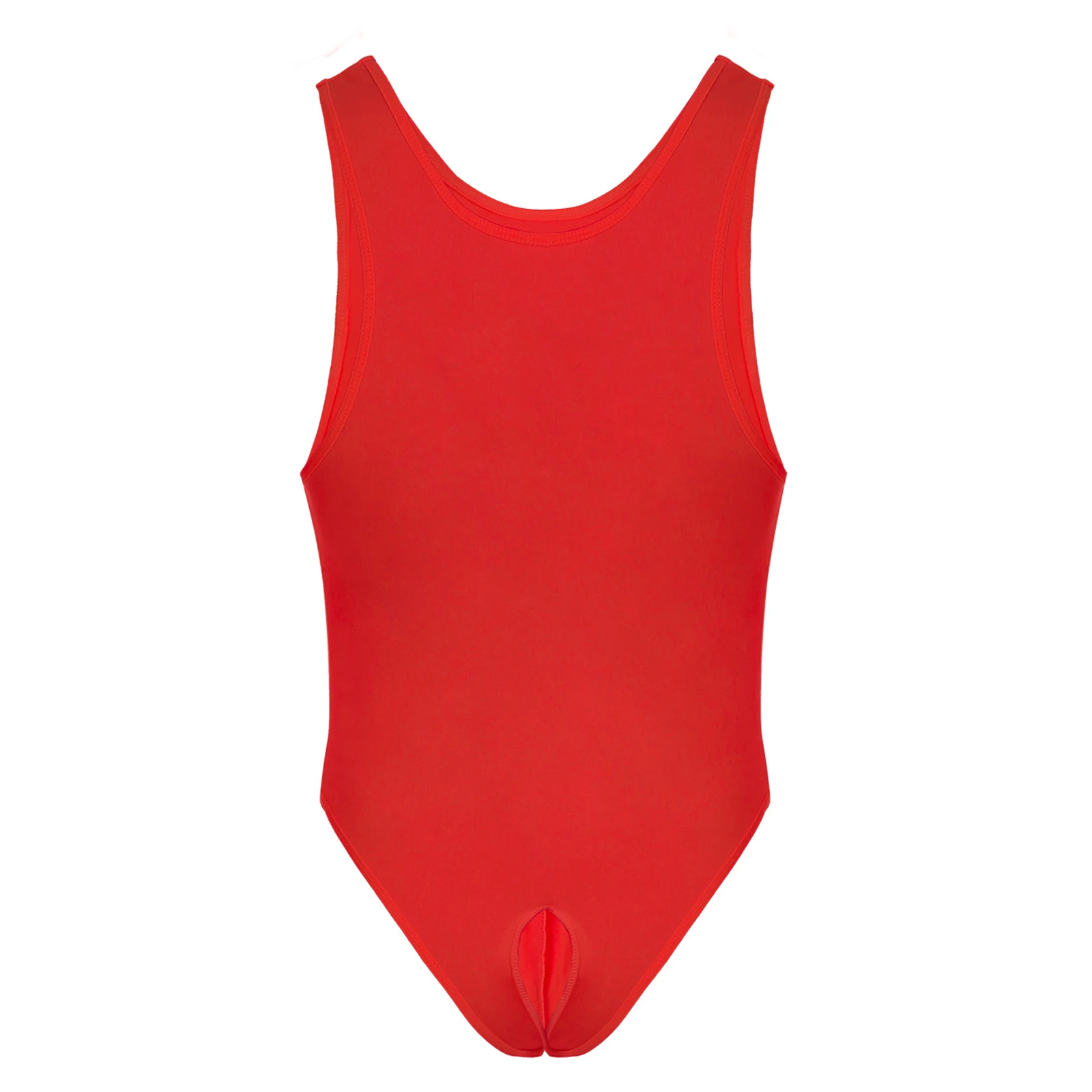 

Men Lingerie Open Butt Jockstrap Bodysuit Nightwear Sleeveless Showing Butt Bodycon Jumpsuit for Erotic Temptation Nightwear