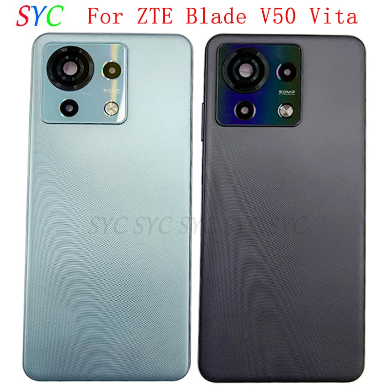 

Rear Door Battery Cover Housing Case For ZTE Blade V50 Vita Back Cover with Logo Repair Parts