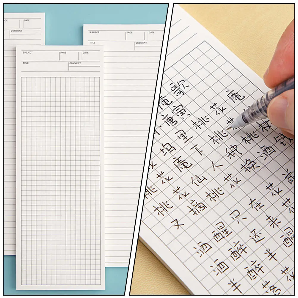 

3Pcs Portable Notepads Long Schedule Books Mini Writing Practical Planning Handbooks Students Notes Long Schedule Books