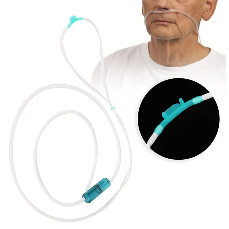 Cánula Nasal de oxígeno suave para adultos, tubo de cánula Nasal estándar para pies, concentrador de oxígeno, tubo de oxígeno para Kink res