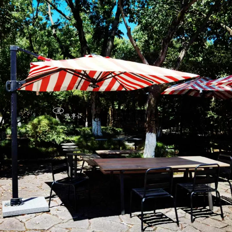 

DHY outdoor sunshade outdoor terrace umbrella outdoor Roman courtyard umbrella