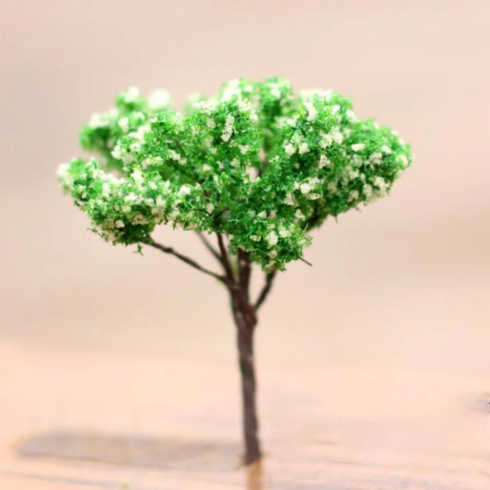 

9pcs Mini Tree Decor for Miniature Garden Plants Craft Miniatures Plastic Tree L Accessory Gardening Props Durable