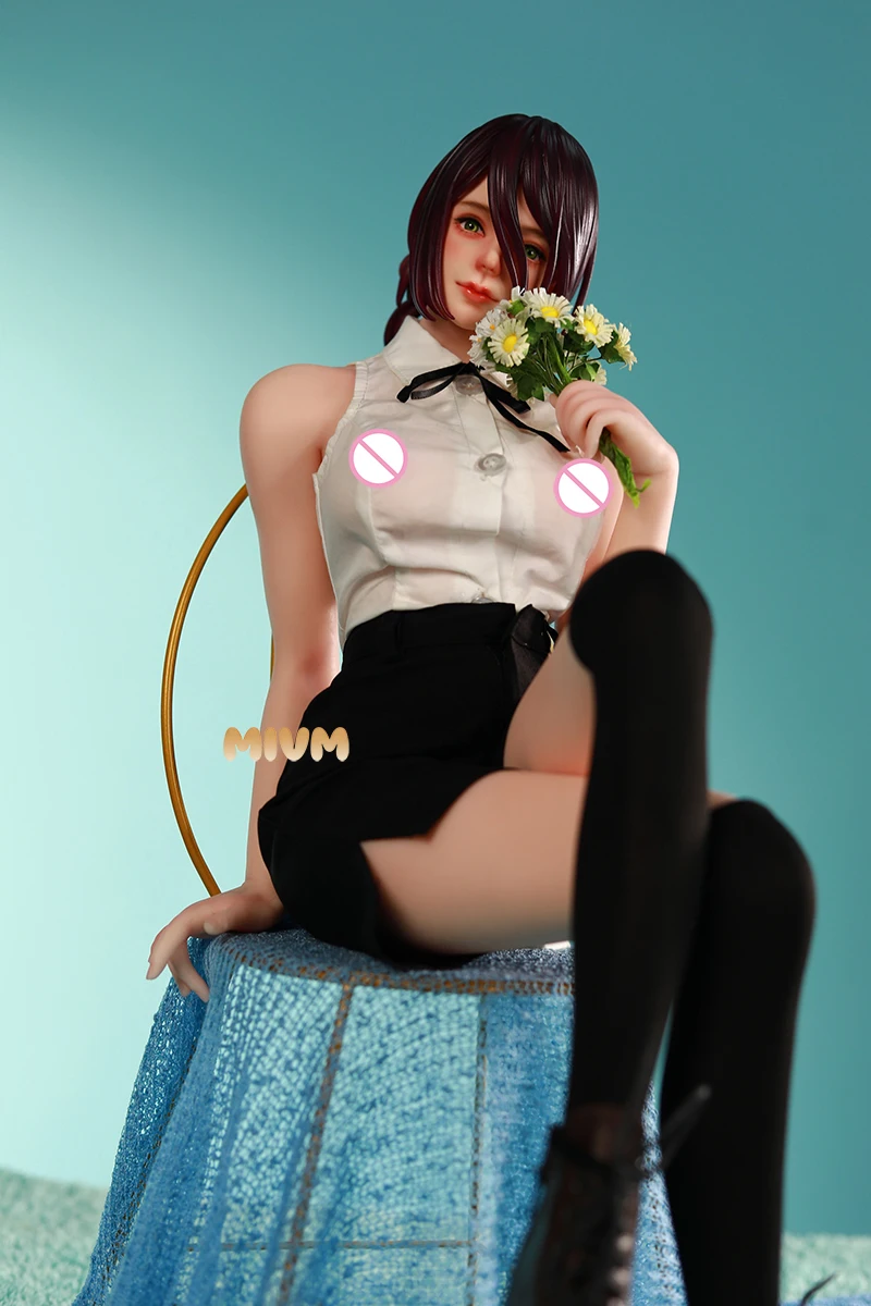 MIVM Full Silicone Physical Sex Doll Flight Attendant Cosplay Sex Toy Double Hole Insertion Anal Vaginal Adult Masturbation Cup view 4