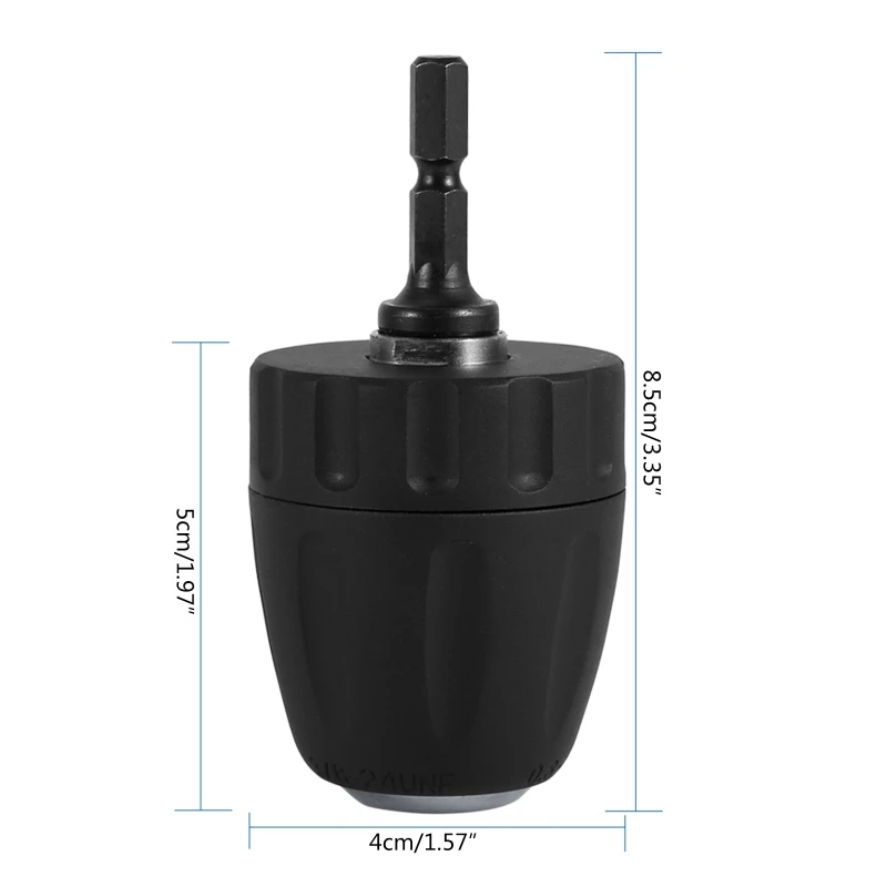 Imagem -06 - Chave Fenda Mandril Broca sem Chave Haste Sextavada 410 mm com Capacidade Fixação Atualizada para Furar