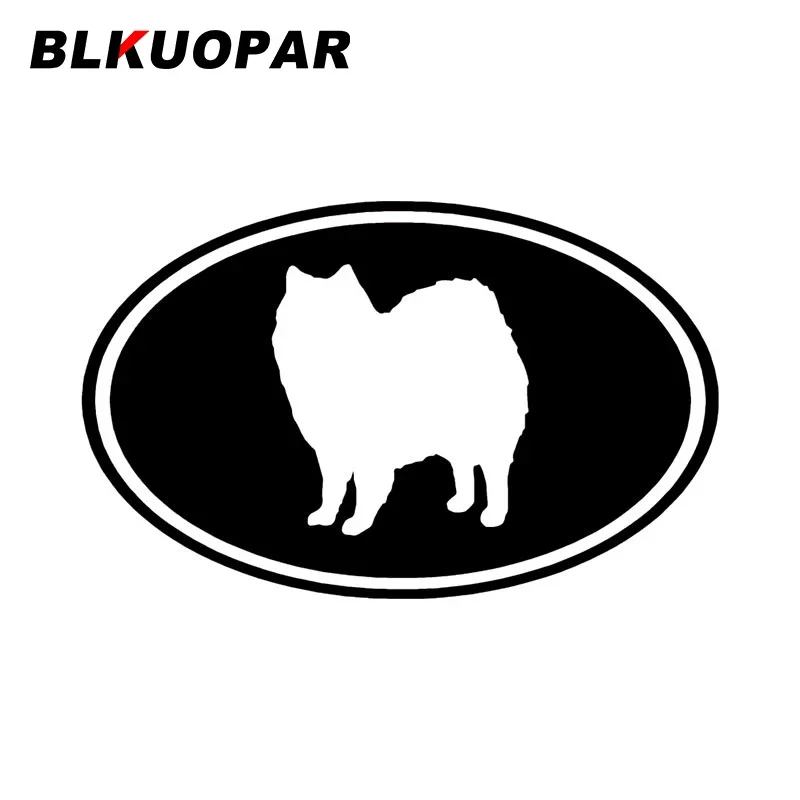 

BLKUOPAR American Eskimo Oval Dog Car Sticker Scratch-Proof Personality Fashionable Decals Creative Funny ATV Car Styling
