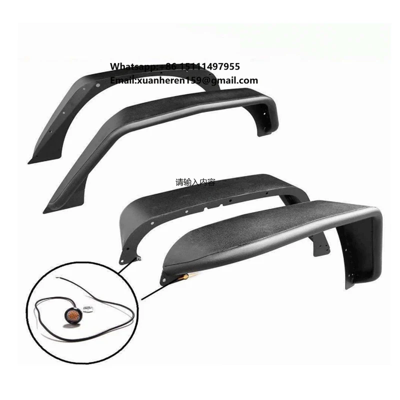 

4x4 Car Offroad Accessories Poson Spider Fender Flares Fender Guard for Jeep Wrangler JK 2007-2017