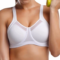 Soutien-gorge de sport push-up pour femme, bralette active, armatures solides, bonnet complet, lingerie d'entraînement féminine, 34 36 38 40 42 B C D esse