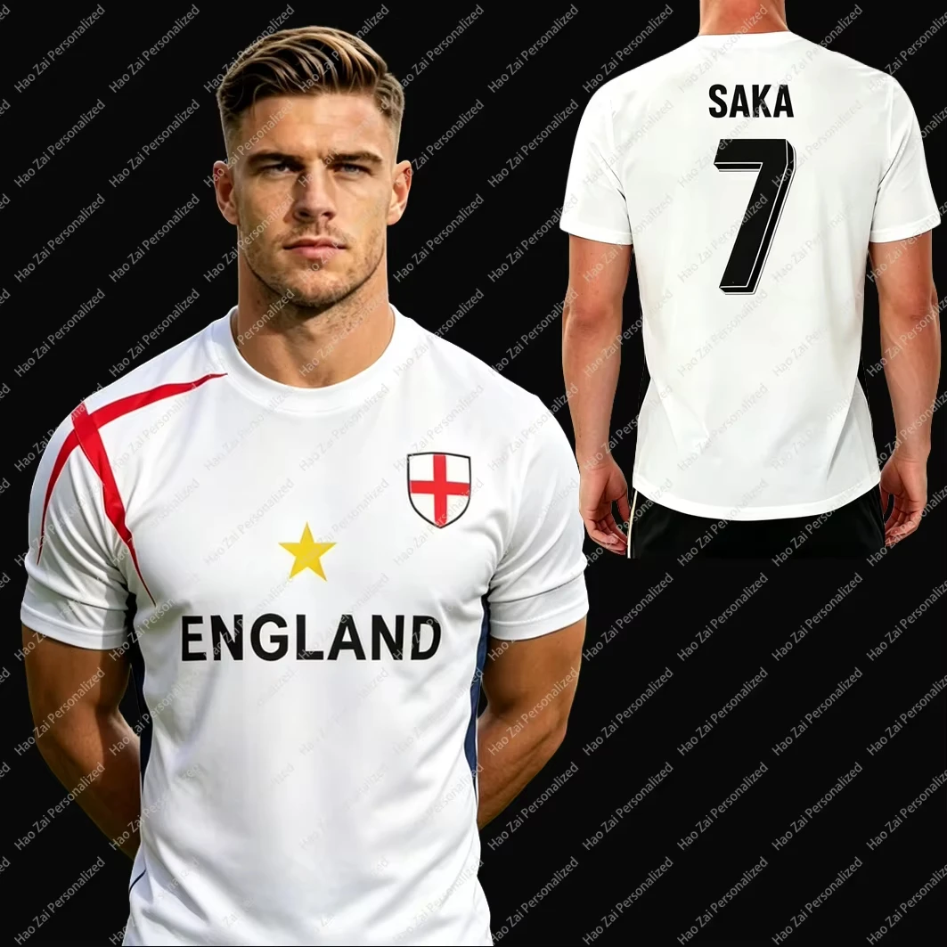 Badminton England - 2026 Engeland Nationaal Team Voetbalshirt/T-shirt Kane
