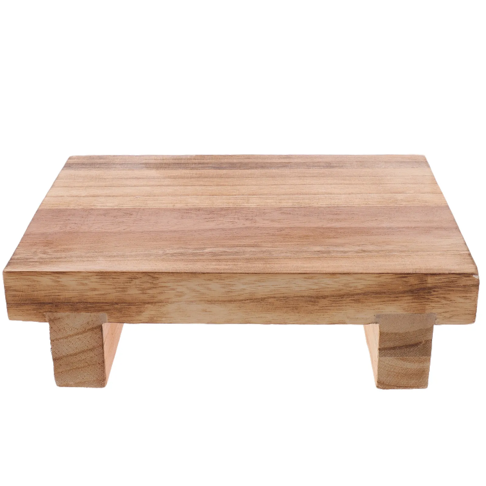 Small Wood Step Stool Elderly Footstool Ergonomic Foot Rest for Office Home Living Room Entryway Comfortable Posture Support