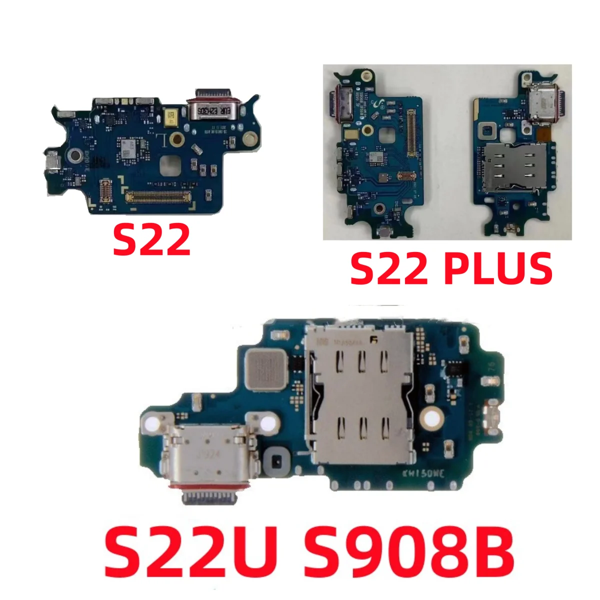 USB Charging Port Flex Cable for Samsung S23 S21 Plus S20 S22 Ultra 5G G991B G998U S918U G780F Charger Dock Connector Board Flex