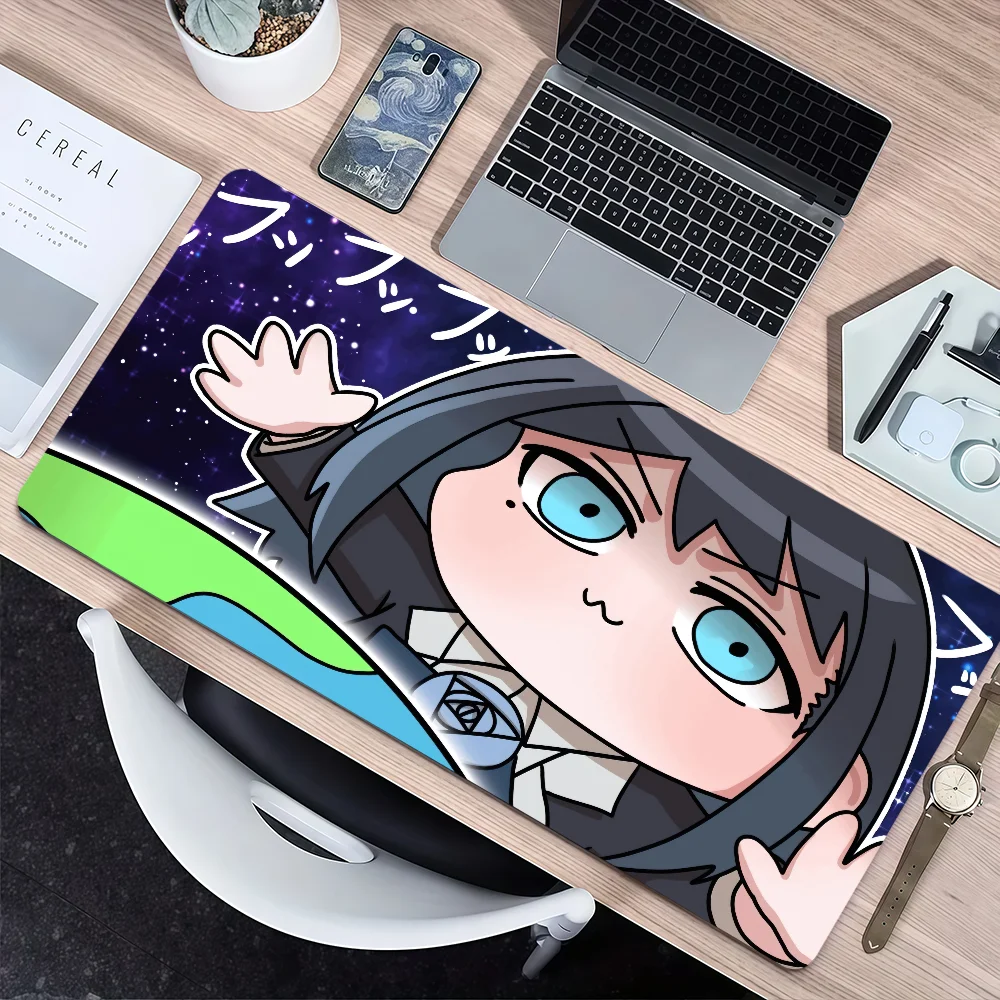 Podkładka pod mysz Kawaii A-Ado Virutal Idol, antypoślizgowa, pogrubiona, duża, z obszyciem, do biura, dla studentów, do gier. — zdjęcie produktu 2