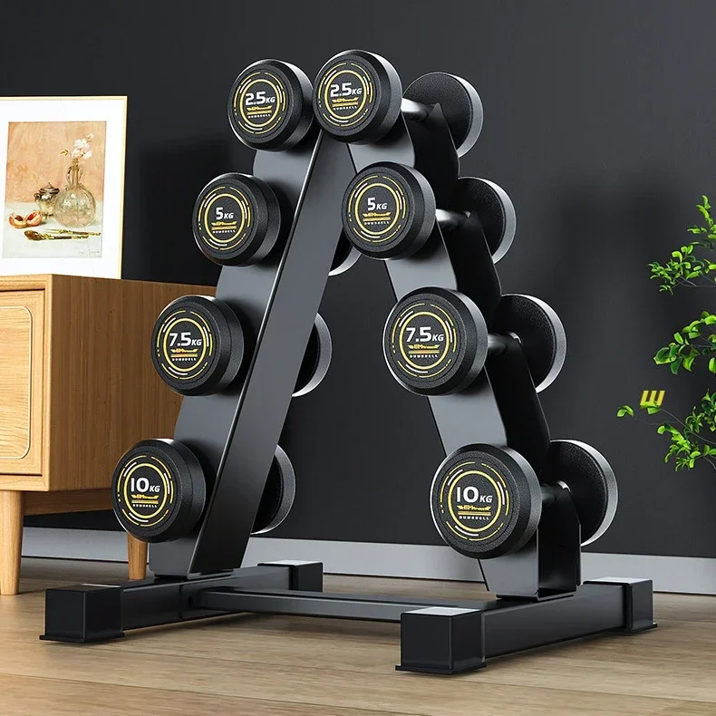 Rubber Steel Dumbbell Set Wholesale Mancuernas 2.5-30kg Kettlebell Barbell Gym Weight Pesa Rusa Ajustable Strength Training