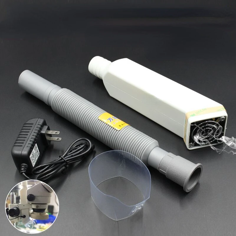 Microscópio Exhaust Fan Smoke Rosin Óleo de Solda Gás Fume Absorber Fume Extractor For Mobile Phone Morther Board Repair