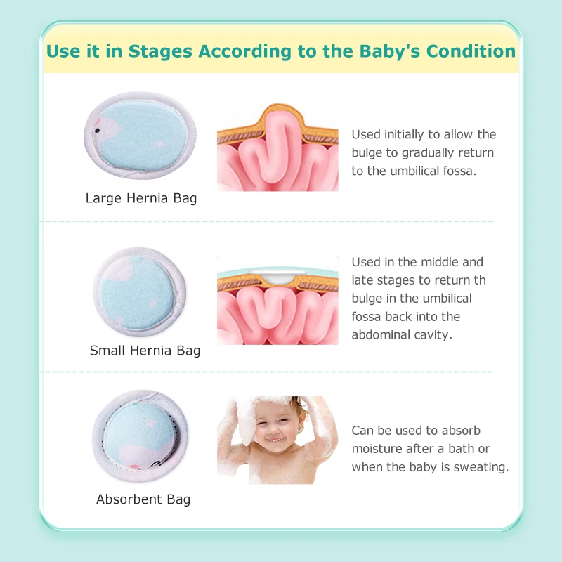 Lefeke Umbilical hernia band for infants, umbilical hernia bag for children, and umbilical hernia band for newborns Waist Braces