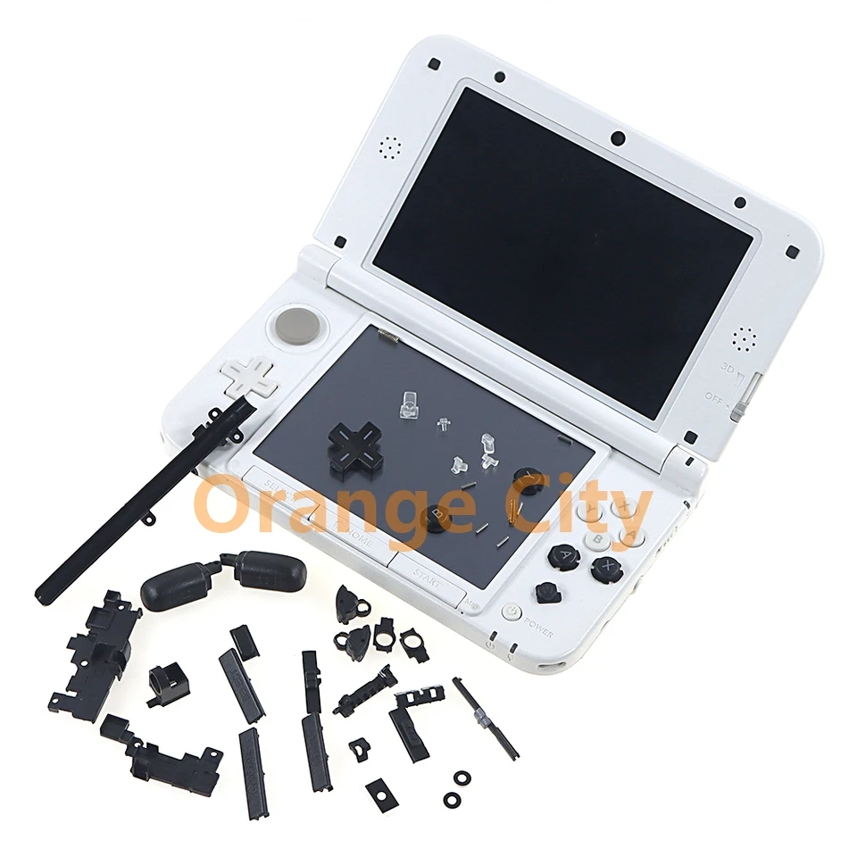 1 Conjunto de Botões Completos (R&L, D-Pad, ABXY, Home) Pretos