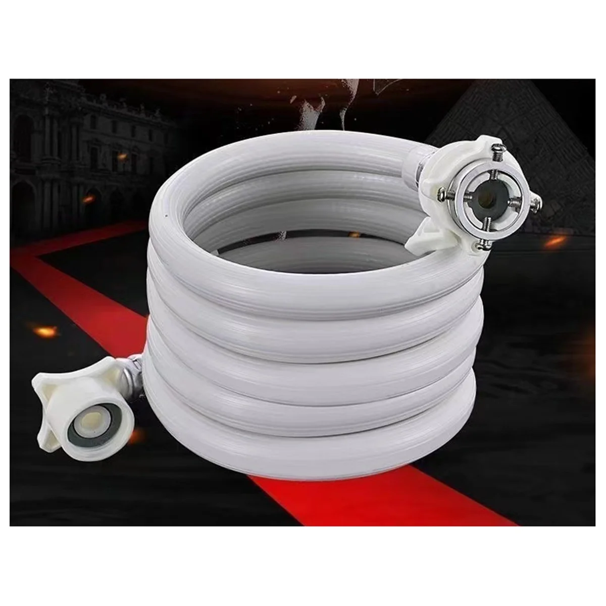 

Универсальный портативный шланг для стиральной машины ABNJ, двойной шланг для стиральной машины, компактные аксессуары для стиральных машин 2 м