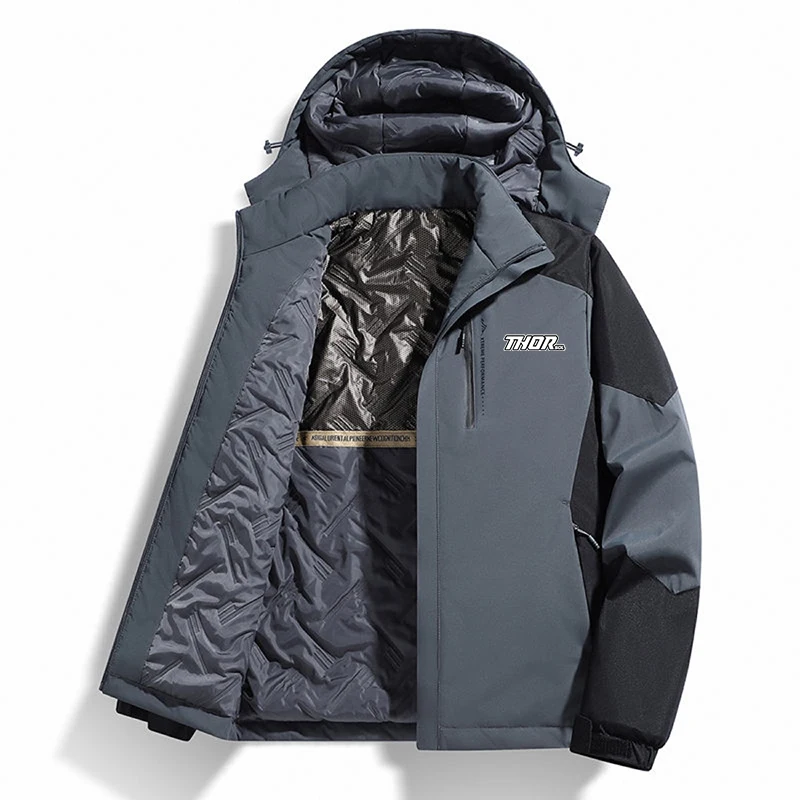 

New THORSOL Winter Cycling Jacket Men Women Road Bicycle Clothes Unisex Mountain Bike Jackets Warm Chaqueta Ciclismo Impermeable
