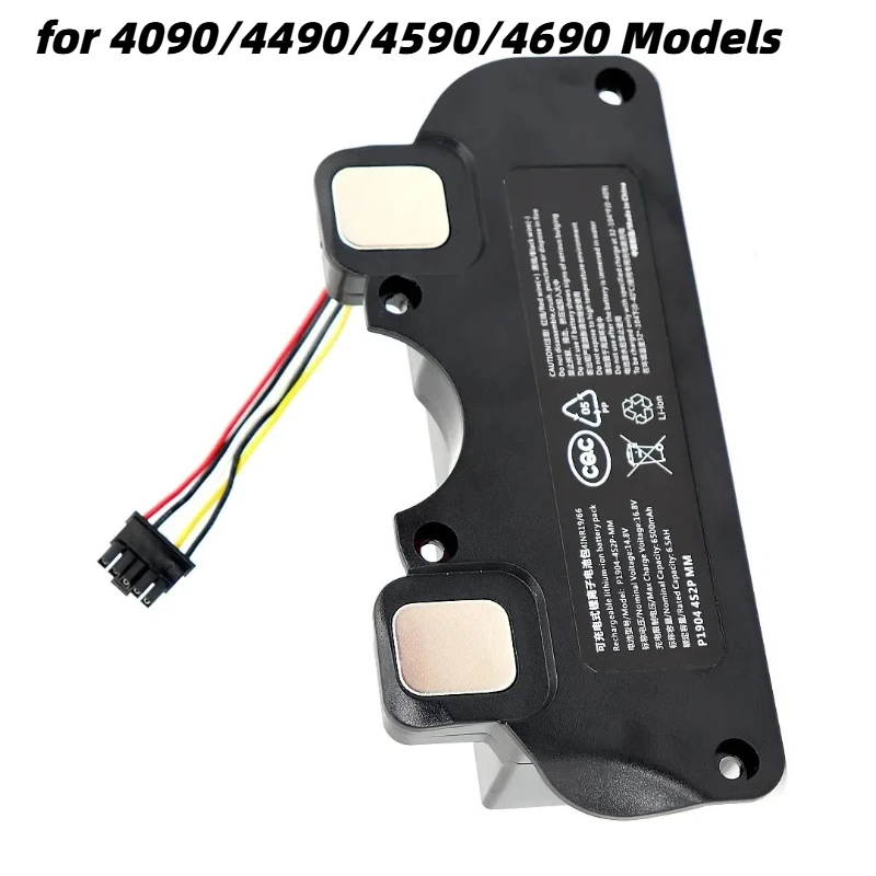 

Replacement Battery 6500mAh for Robot Vacuum – for 4090/4490/4590/4690 Models, High-Capacity Essential Spare Accessory