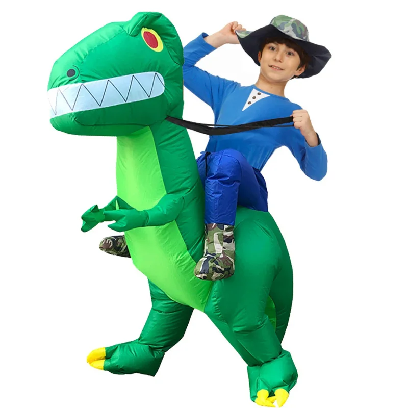 어린이 할로윈 파티 코스프레 의상, 산책 마스코트 동물 공룡 유니콘 풍선 의상, 소년 소녀