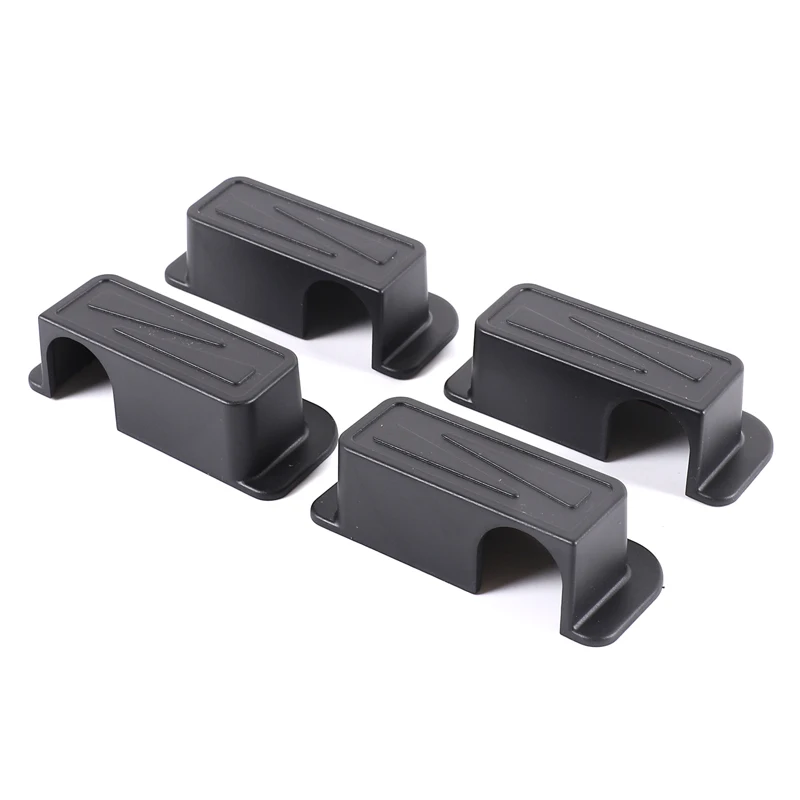 For Toyota Land Cruiser 71/76 2007+ 4Pcs ABS Rear Window Defogger Connector Cover Trim Heated Glass Terminal Protector