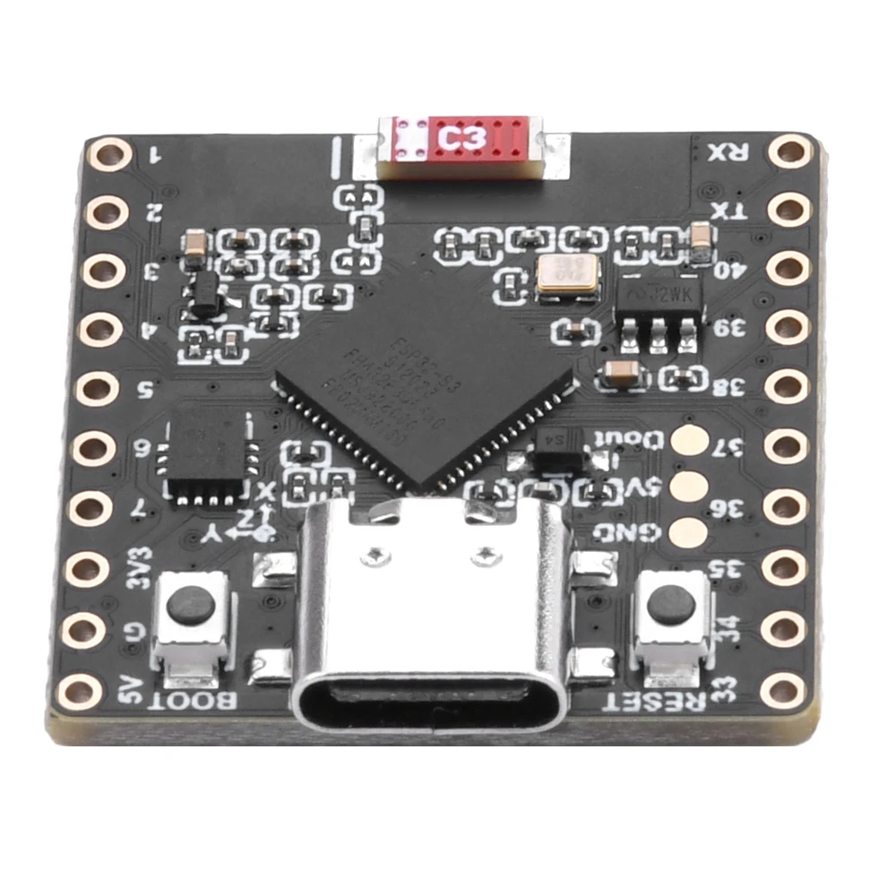ESP32-S3 Mini-Entwicklungsboard WIFI BT BLE 5 8x8 RGB LED-Matrix an Bord für Elektronikprojekte – Detail 9