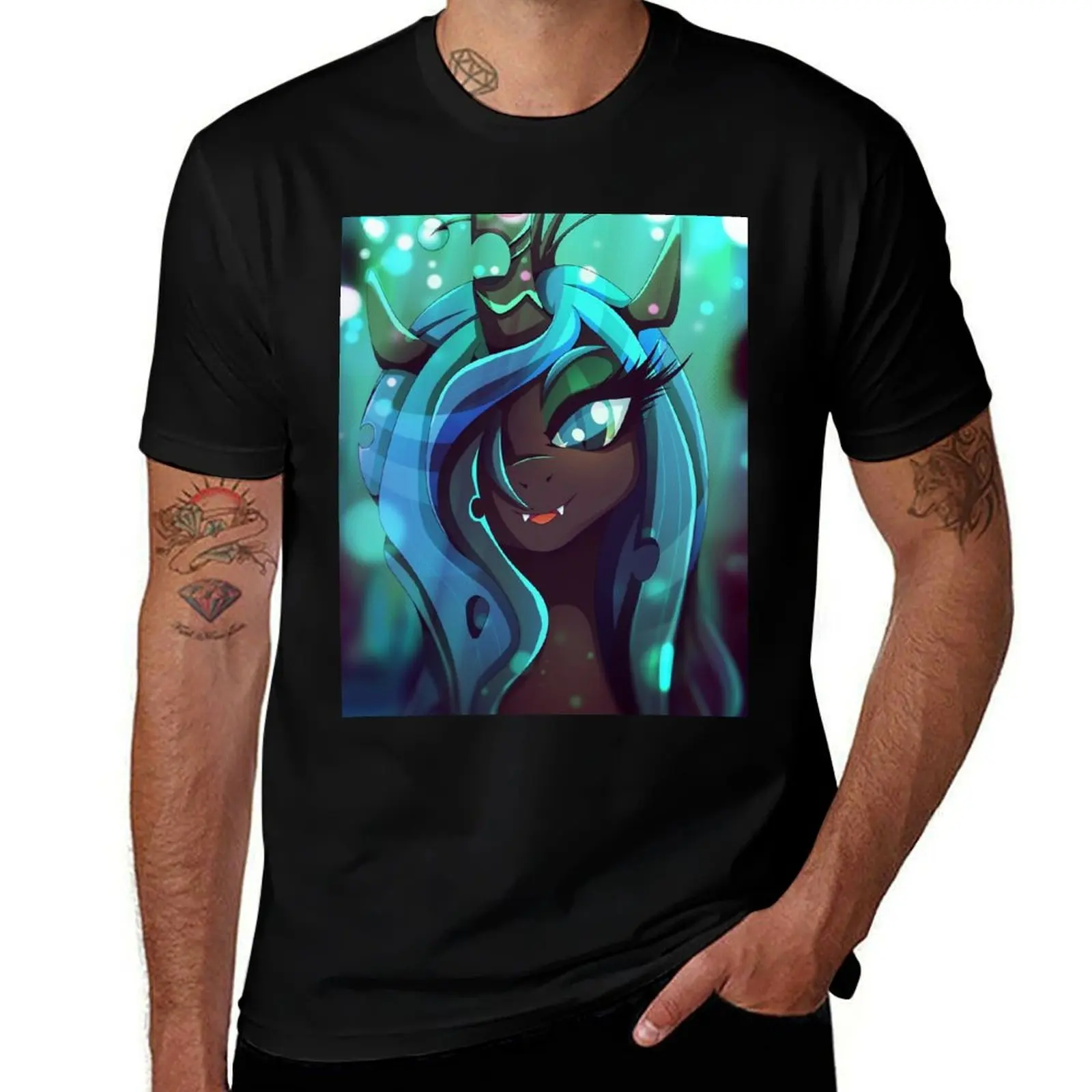 

Queen Chrysalis T-Shirt man t shirt cotton high quality anime t shirts for man t shirts designer T-shirt