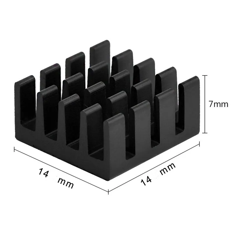 8Pcs Aluminum Heatsink Cooler Board for and Processor Regulator Cooling Efficient Thermal Transfer