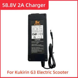 Original Kugoo Kukirin G3 58.8V 2.0A Lithium Charger  Electric Scooter Battery Charger Parts Replacement Accessories