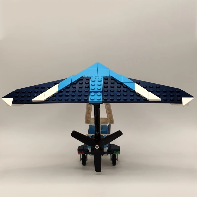 

146 шт. MOC сверхлегкий самолет на заказ модель самолета подробные миниатюрные DIY строительные блоки игрушки на день рождения подарок