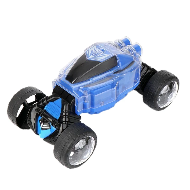 RC Stunt Car Toys Twisting Deformation Vehicle High Speed Electric Torsion Climbing Car Toys Gifts for Children Blue